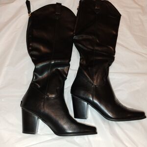 🆕 Women's Knee High Cowboy Boots